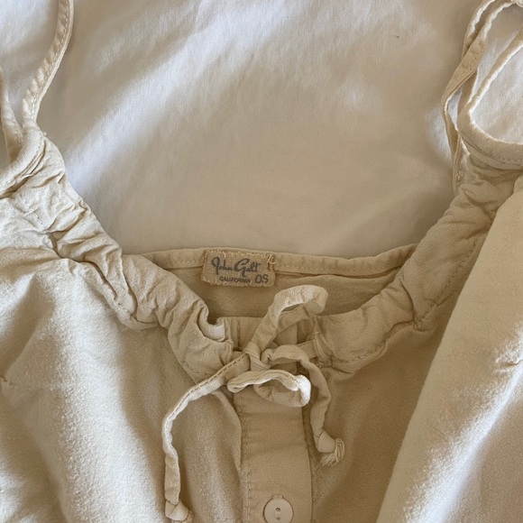 light yellow brandy melville top - Picture 1 of 4